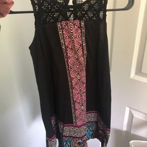 Black tank top dress